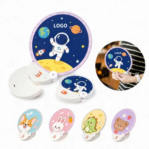 Portable Folding Hand Fan for Travel, Reusable Cooling
