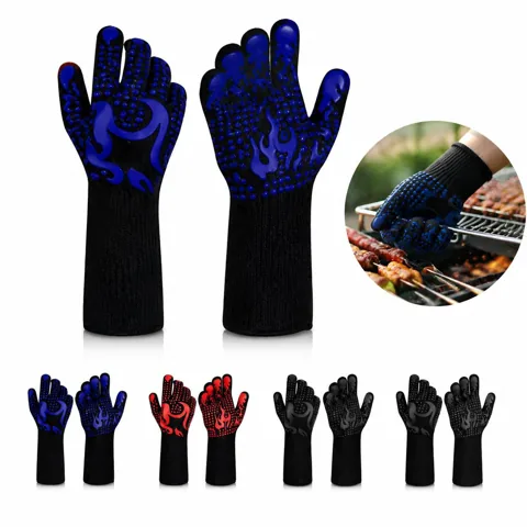 Heat Resistant Silicone Oven Glove, 230°C Non-Slip 2