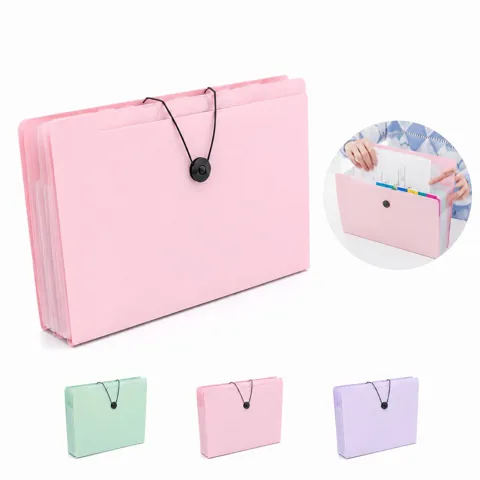 12-Pocket A4 Accordion File Folder with Tabs for Document 2