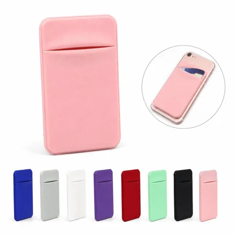 Slim Stretch Elastane Phone Card Holder Wallet 2
