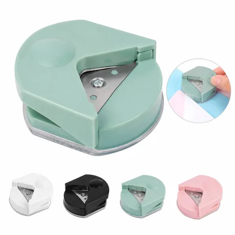 Ergonomic Paper Corner Rounder with Safety Guard for Clean 2
