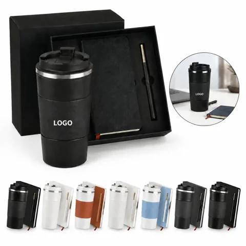 Premium Corporate Gift Set with Elegant Notebook and Pen