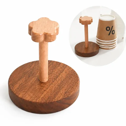 Flower-Shaped Paper Cup Holder for Hot Drinks, Drip-Proof 2