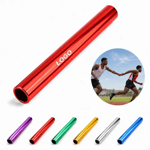 Aluminum Relay Baton for Track & Field, Customizable Grip