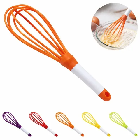 Folding Plastic Whisk 12-Inch Space-Saving Mixing Tool 2