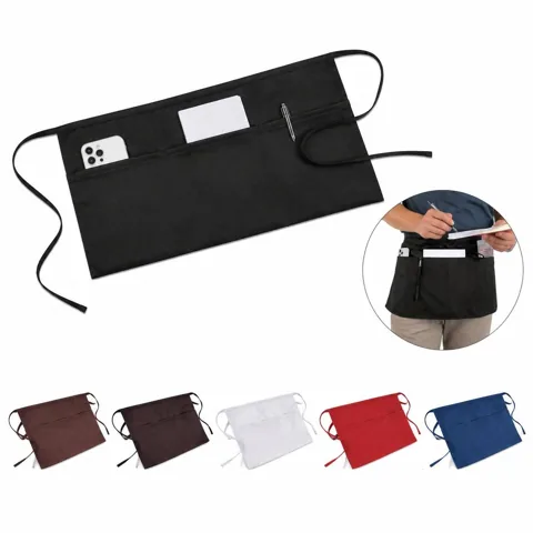 100% Cotton Half Apron with Pocket for Cooking 2
