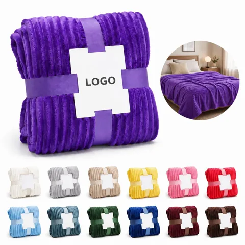 Thickened Cozy Fleece Blanket for Warm Comfort