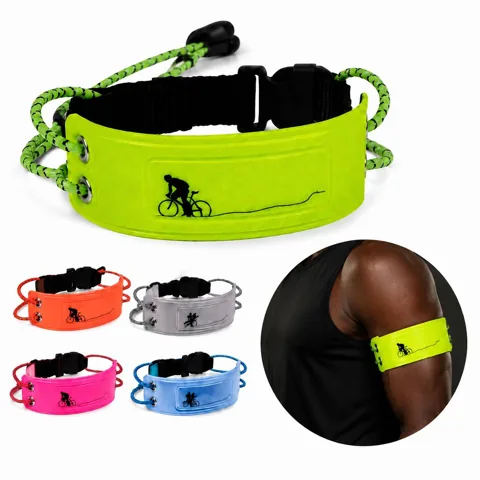 Reflective Safety Armband for Night Running, Cycling, and More 2