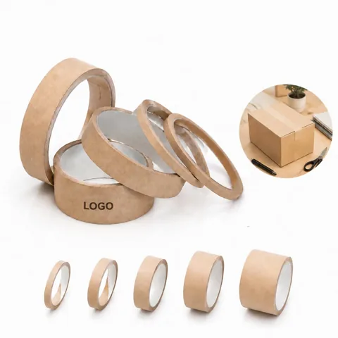 2 Inch Waterproof Kraft Paper Packing Tape for Eco-Friendly
