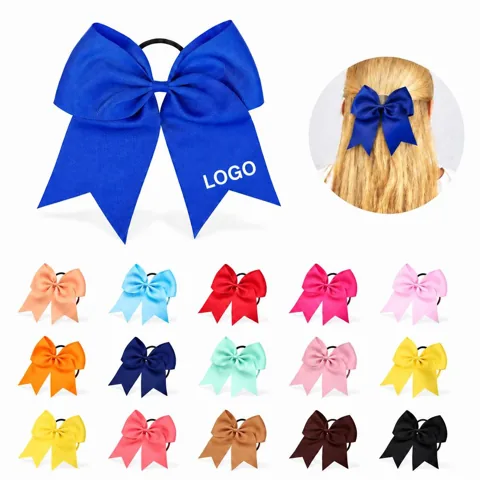 Large Ribbon Hair Bow, Elegant Fabric Accessory for Everyday Use