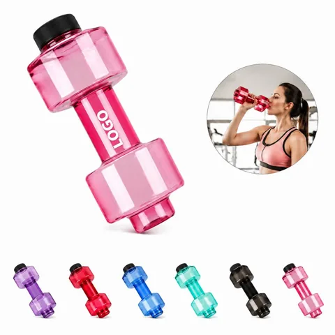 18.6 oz Dumbbell Water Bottle for Hydration and Strength