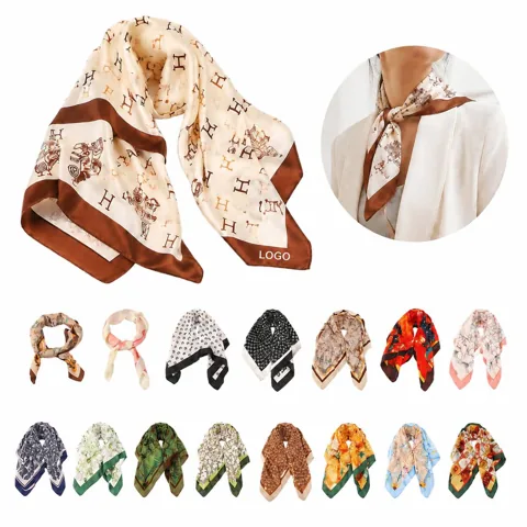 Satin Silk Hair Scarf for Women, Lightweight Headwrap