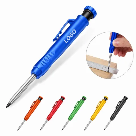 Deep-Hole Carpenter Pencil, Non-Slip Rectangular Design for Everyday Use