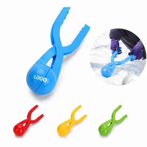 Plastic Snowball Maker Clips with Duck & Round Molds