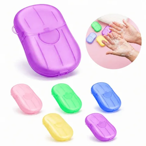 Eco-Friendly Hand Washing Paper Soap Sheets, Portable 2