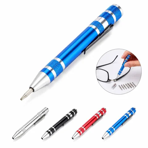 8-in-1 Magnetic Pocket Screwdriver Set for Precision 2