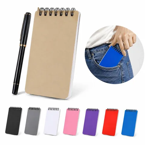A7 Mini Spiral Notebook, Colorful Cover, Portable Pocket 2