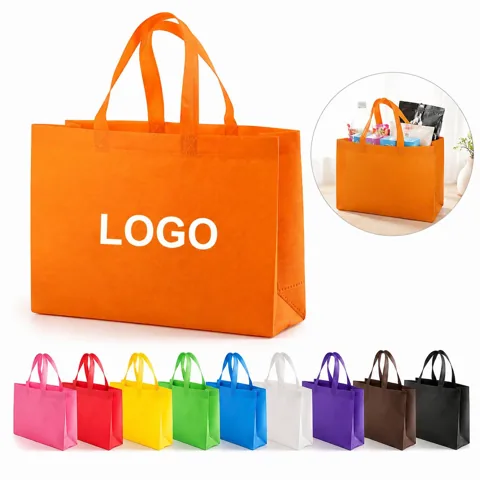 Reusable Non-Woven Polypropylene Shopping Tote Bag with Added Functionality
