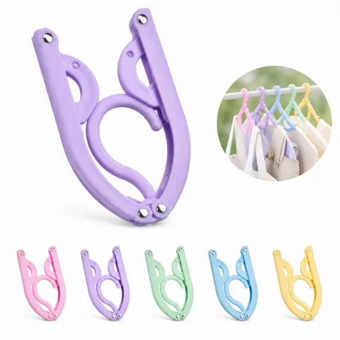 Portable Foldable Travel Clothes Drying Rack with Added Functionality 2