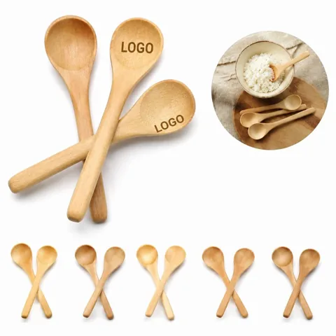 Heat-Resistant Wooden Spoon for Cooking & Serving,