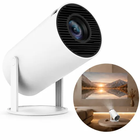Smart System HD LED Projector for Home Entertainment and Office 2