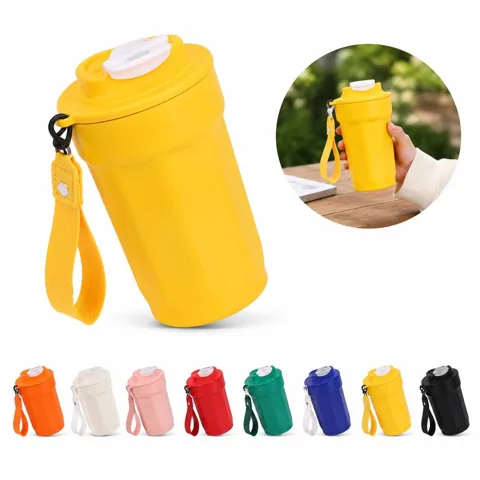 Leak-Proof Stainless Steel Insulated Coffee Cup 2