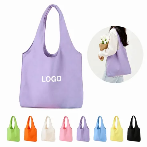 Colorful Durable Canvas Tote Bag for Everyday Use