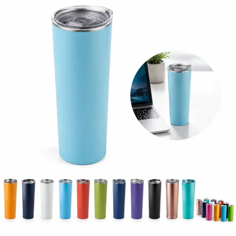 20 oz 304 Stainless Steel Straight Car Cup, Leak-Proof 2