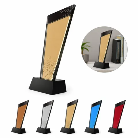 Custom Engraved Crystal Trophy for Awards and Recognition 2