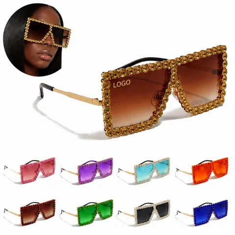 Flat Top Fashion Shades Sunglasses UV Protection