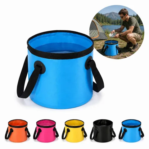 5 Gallon Collapsible Water Bucket with Handle, Portable 2