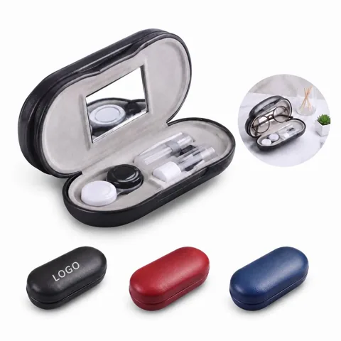 2-in-1 Contact Lens Case with Built-in Tool, 2 Inch 1