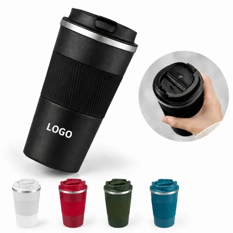 12 oz Insulated Stainless Steel Coffee Cup with Added Functionality