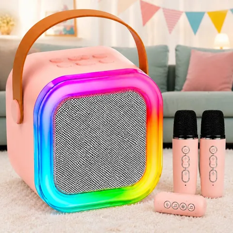 Portable Mini Wireless Wireless Speaker with Dual Mic for Everyday Use 2