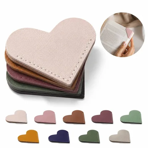 Portable Heart-Shaped Bookmark for Reading, Gift Idea 2