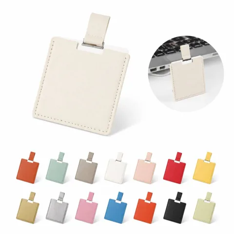 Portable Square Mirror with Stainless Steel Frame and PU 2