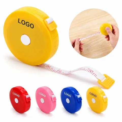 Retractable Fiberglass Tape Measure, Double-Sided Metric &