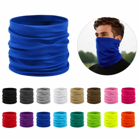 Custom Seamless Neck Gaiter Multi-Way Face Mask Headband 2