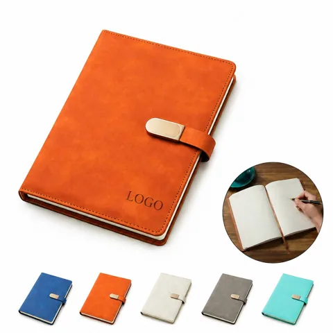 A5 Lined Journal Notebook with Magnetic Buckle and Pen Slot