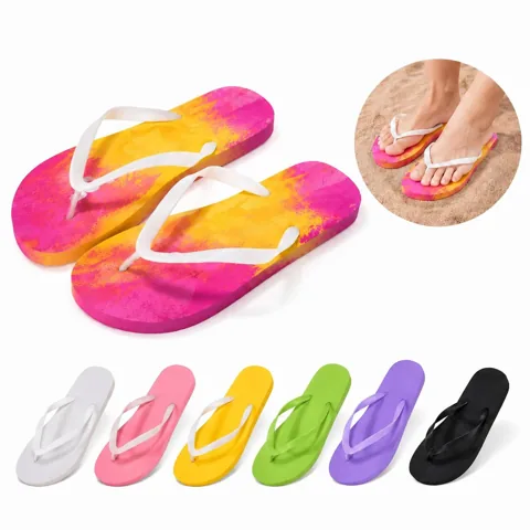 Waterproof Printed Flip Flops for Beach & Pool 2