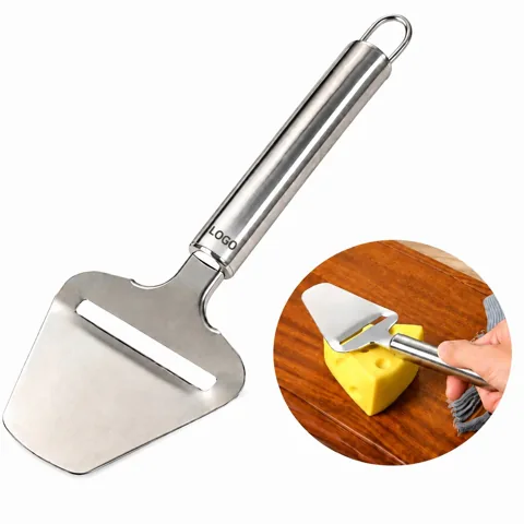 Stainless Steel Cheese Slicer Spatula with Ergonomic Handle