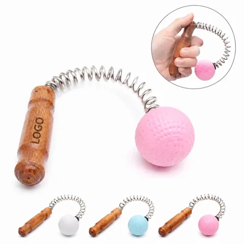 Wooden Handle Body Massage Ball Hammer for Back Neck