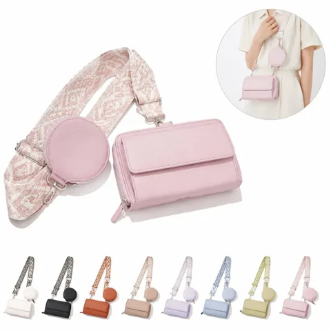 Multi-Compartment Crossbody Bag with Adjustable Strap 2