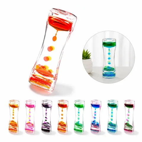 Colorful Liquid Motion Sand Timer Hourglass for Focus and More 2
