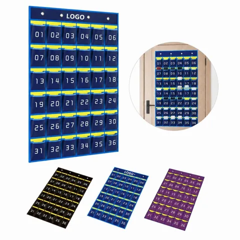 36-Pocket Non-Woven Cell Phone & Calculator Storage