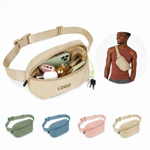 2L Waterproof Crossbody Fanny Pack with Adjustable Strap