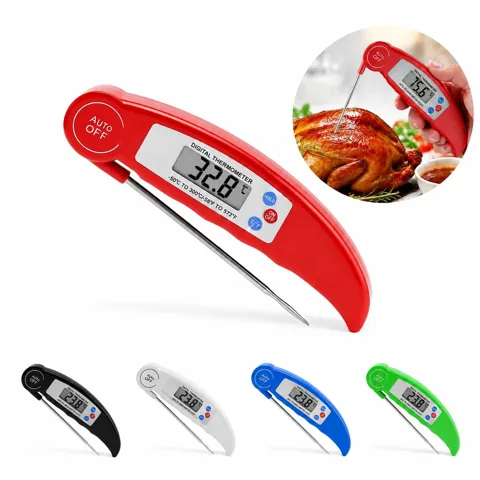 Instant Read Digital Food Thermometer with LCD Display 2