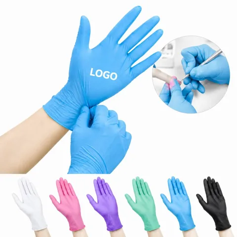 Powder-Free Nitrile Gloves, Thickened Disposable Latex-Free
