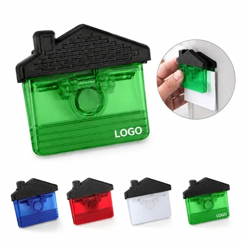 House Shape Magnetic Memo Clip Strong Grip for Refrigerator