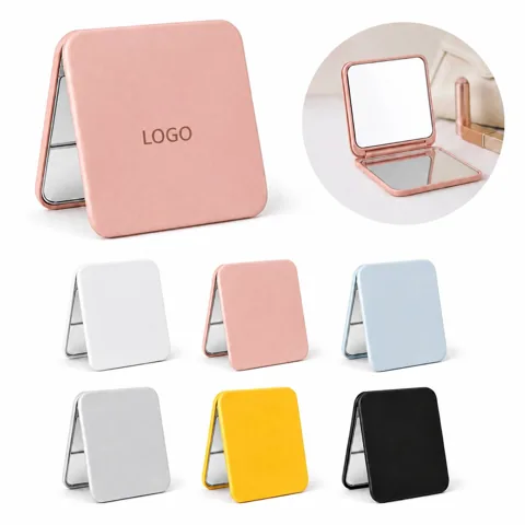 Folding Cosmetic Mirror Double-Sided Portable Travel Makeup